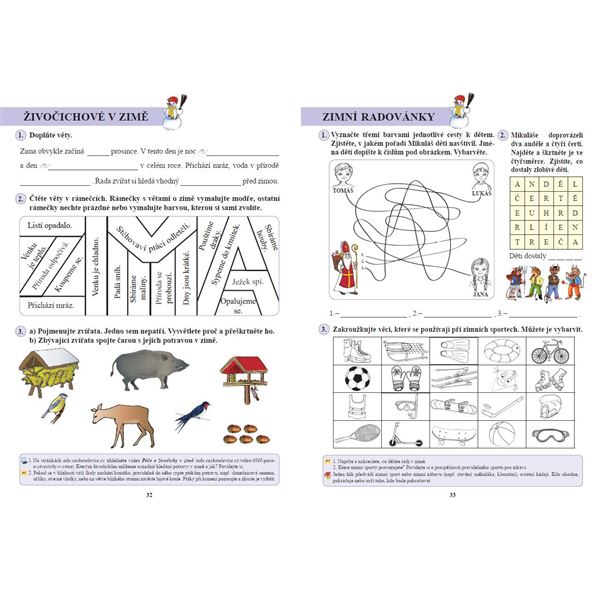 Prvouka 2 - Pracovní sešit (Duhová řada), Čtení s porozuměním