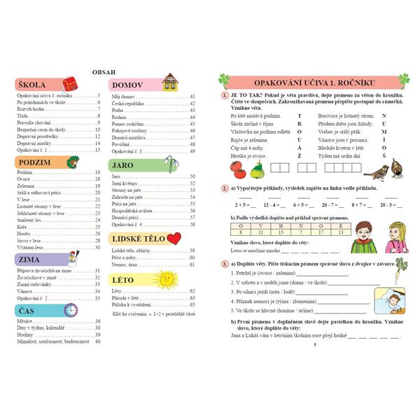 Prvouka 2 - Pracovní sešit (Duhová řada), Čtení s porozuměním