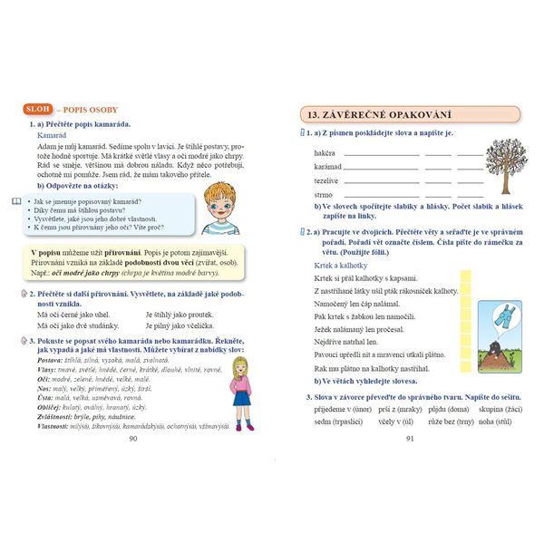 Český jazyk 2 - učebnice, Čtení s porozuměním