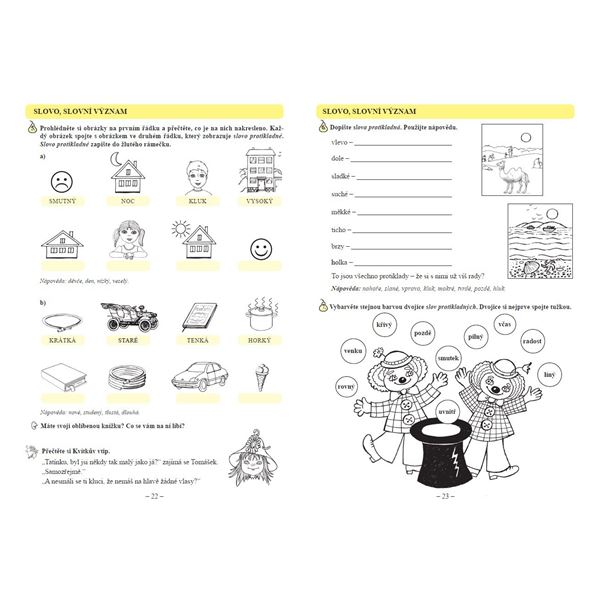 Český jazyk 2 - Pracovní sešit 1. díl, Čtení s porozuměním