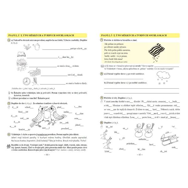 Český jazyk 2 - Pracovní sešit 1. díl, Čtení s porozuměním