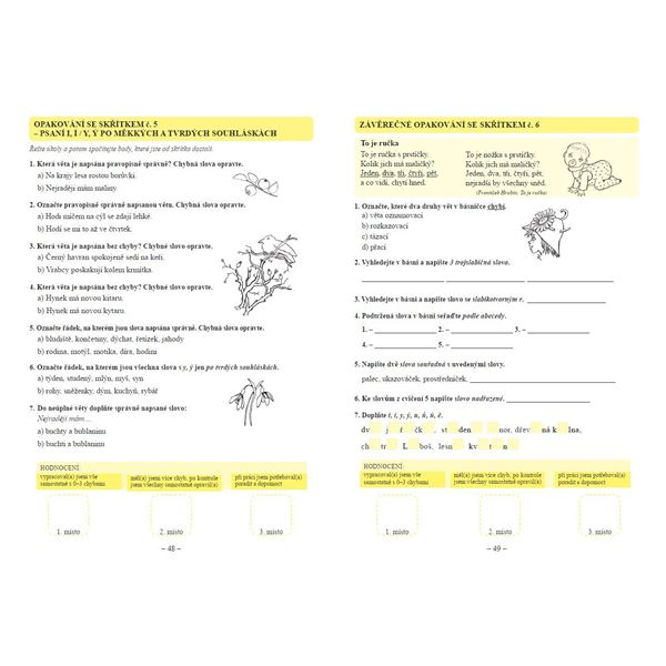 Český jazyk 2 - Pracovní sešit 1. díl, Čtení s porozuměním