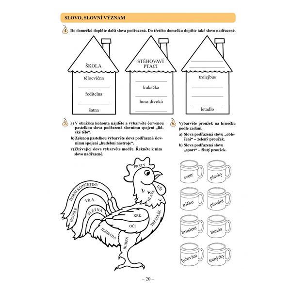 Český jazyk 2 - Pracovní sešit 1. díl, Čtení s porozuměním