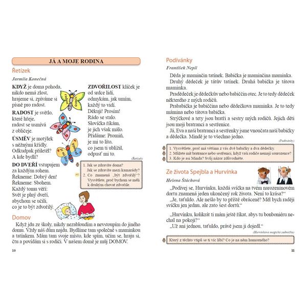 Čítanka 2, Čtení s porozuměním