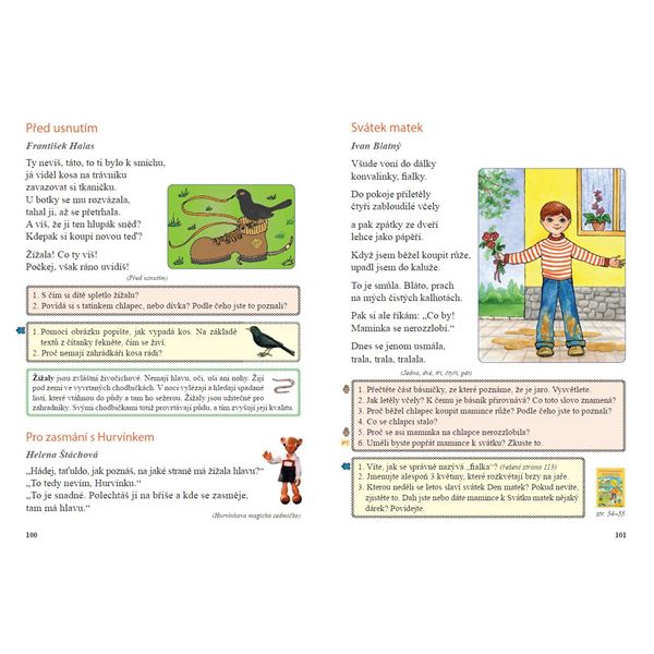 Čítanka 2, Čtení s porozuměním