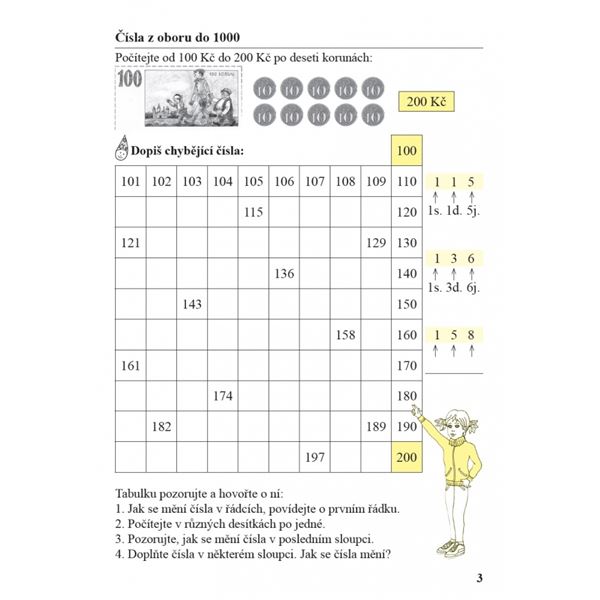 Bystré počítání 2. díl - pracovní sešit k učebnici Matematika 3