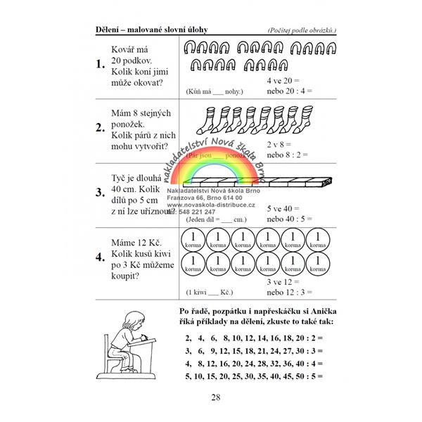 Tak je lehké dělení - pracovní sešit