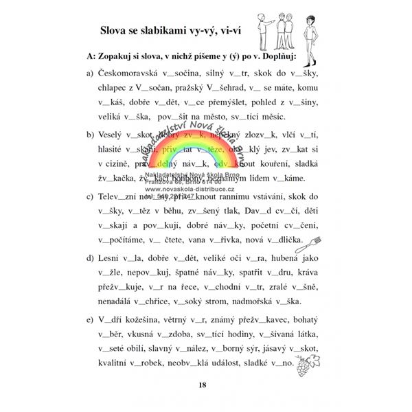 Vyjmenovaná slova - pracovní sešit