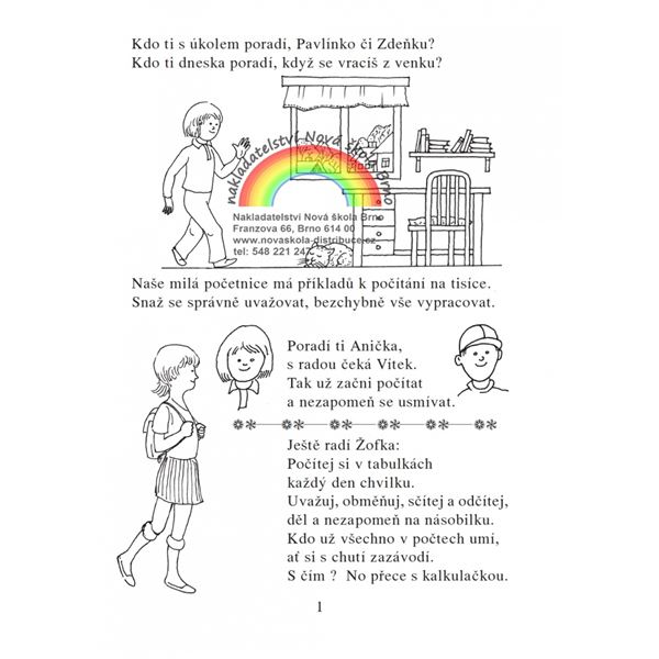 Chci závodit s kalkulačkou - pracovní sešit