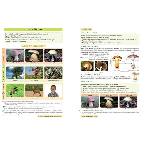 Přírodověda 4 - učebnice, Čtení s porozuměním
