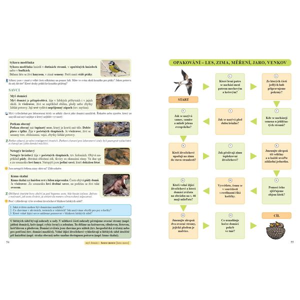Přírodověda 4 - učebnice, Čtení s porozuměním