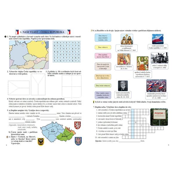 Vlastivěda 4 - Poznáváme naši vlast - Pracovní sešit, Čtení s porozuměním (2.vydání)