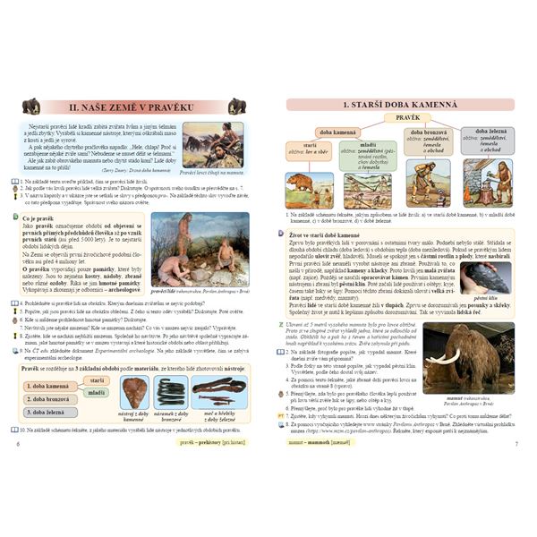 Vlastivěda 4 - České dějiny od pravěku do začátku novověku - učebnice, Čtení s porozuměním