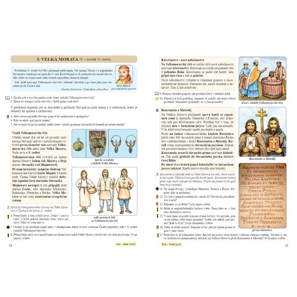 Vlastivěda 4 - České dějiny od pravěku do začátku novověku - učebnice, Čtení s porozuměním
