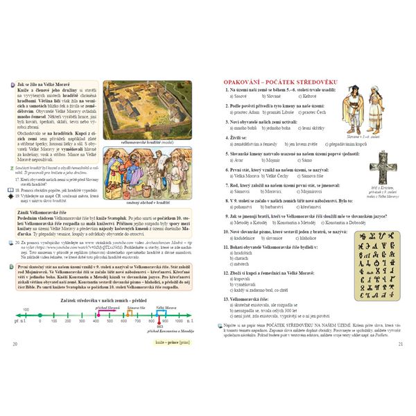 Vlastivěda 4 - České dějiny od pravěku do začátku novověku - učebnice, Čtení s porozuměním