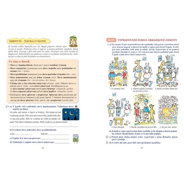 Český jazyk 4 - učebnice, Čtení s porozuměním