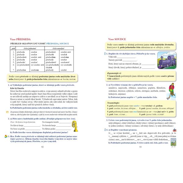 Český jazyk 4 - učebnice, Čtení s porozuměním