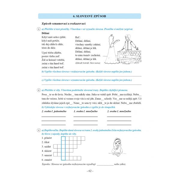 Český jazyk 4 - Pracovní sešit (Duhová řada), Čtení s porozuměním