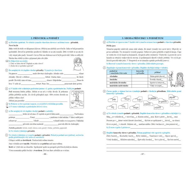 Český jazyk 4 - Pracovní sešit (Duhová řada), Čtení s porozuměním