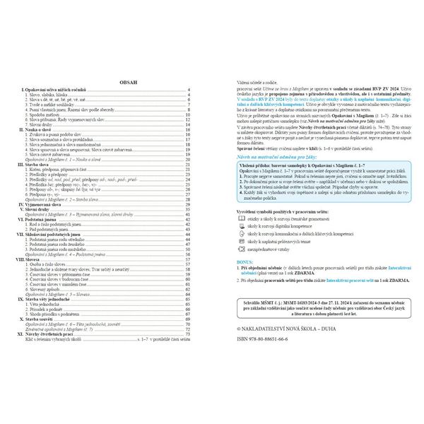 Český jazyk 4 - Pracovní sešit (Duhová řada), Čtení s porozuměním