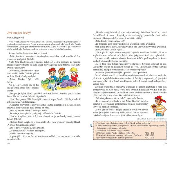 Čítanka 4, Čtení s porozuměním