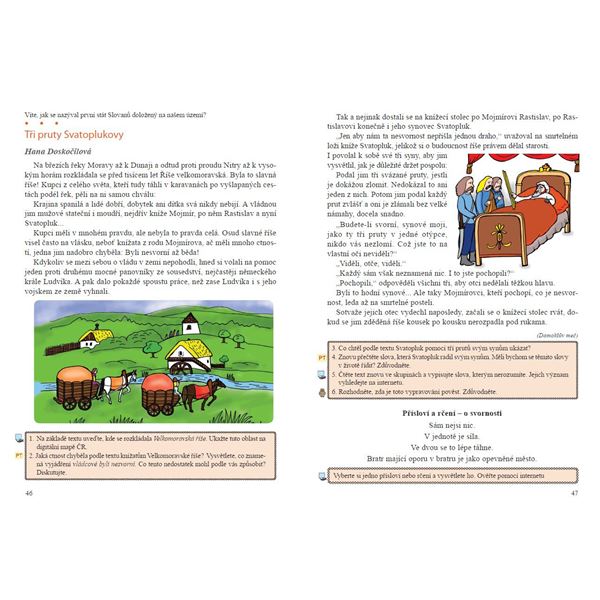 Čítanka 4, Čtení s porozuměním