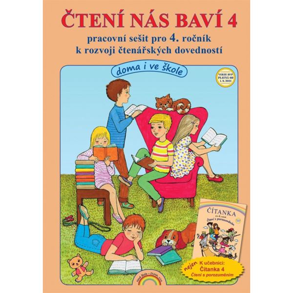 Čtení nás baví 4 - Pracovní sešit (čtenářské dovednosti)