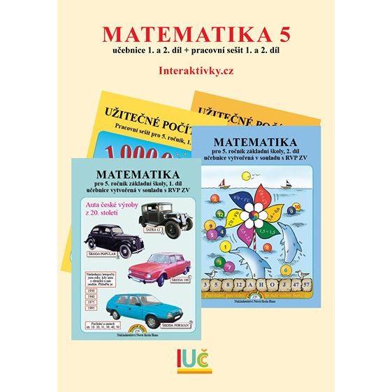 Pětiletá IUČ Matematika 5, 1. a 2. díl (UČ+PS)