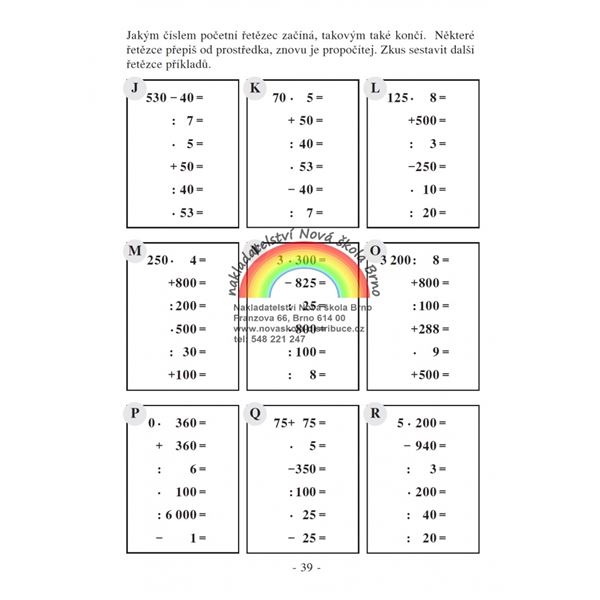 Počtářské chvilky 5 - pracovní sešit