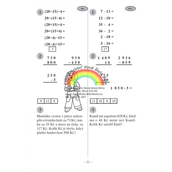 Počtářské chvilky 5 - pracovní sešit