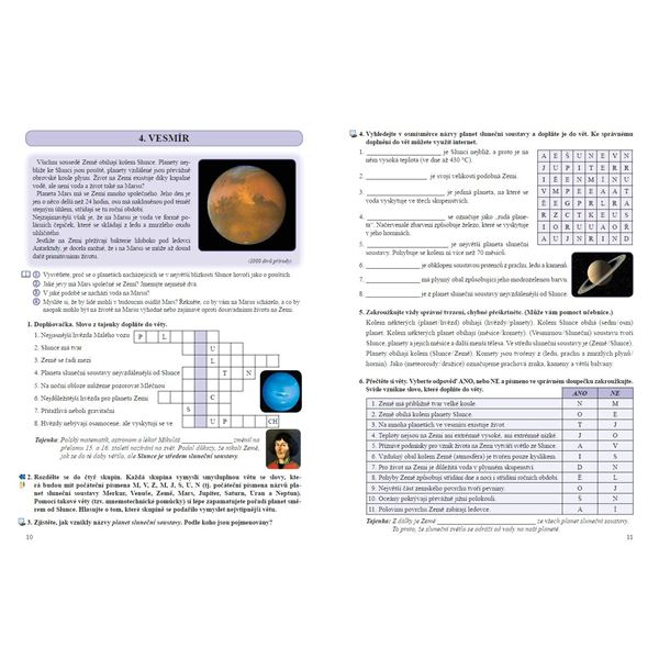 Přírodověda 5 - pracovní sešit, Čtení s porozuměním