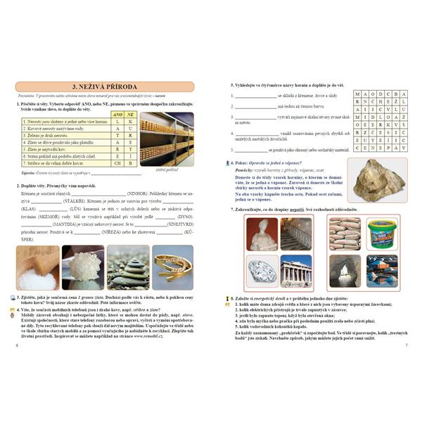 Přírodověda 5 - pracovní sešit, Čtení s porozuměním