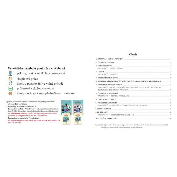 Přírodověda 5 - pracovní sešit, Čtení s porozuměním