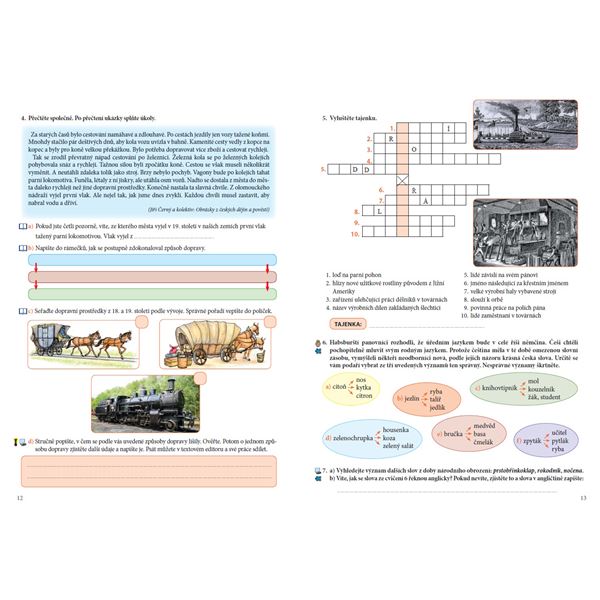 Vlastivěda 5 - Od začátku novověku po současnost - pracovní sešit, Čtení s porozuměním