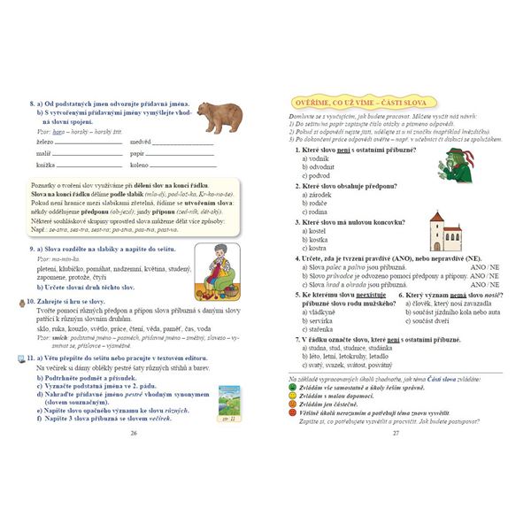 Český jazyk 5 - učebnice, Čtení s porozuměním