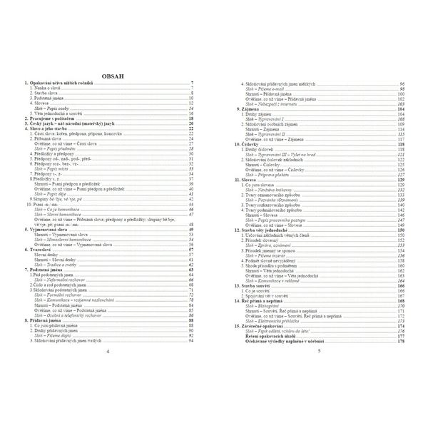 Český jazyk 5 - učebnice, Čtení s porozuměním