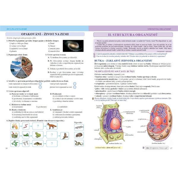 Přírodopis 6 - Úvod do přírodopisu - učebnice, Čtení s porozuměním