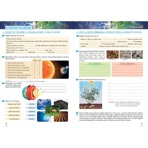Přírodopis 6 - Úvod do přírodopisu - pracovní sešit, Čtení s porozuměním