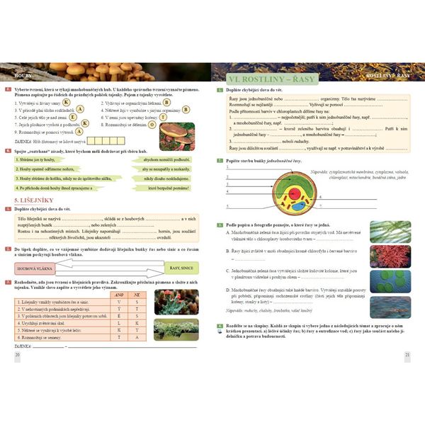 Přírodopis 6 - Úvod do přírodopisu - pracovní sešit, Čtení s porozuměním