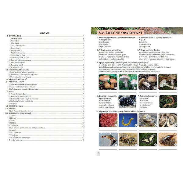Přírodopis 6 - Úvod do přírodopisu - pracovní sešit, Čtení s porozuměním