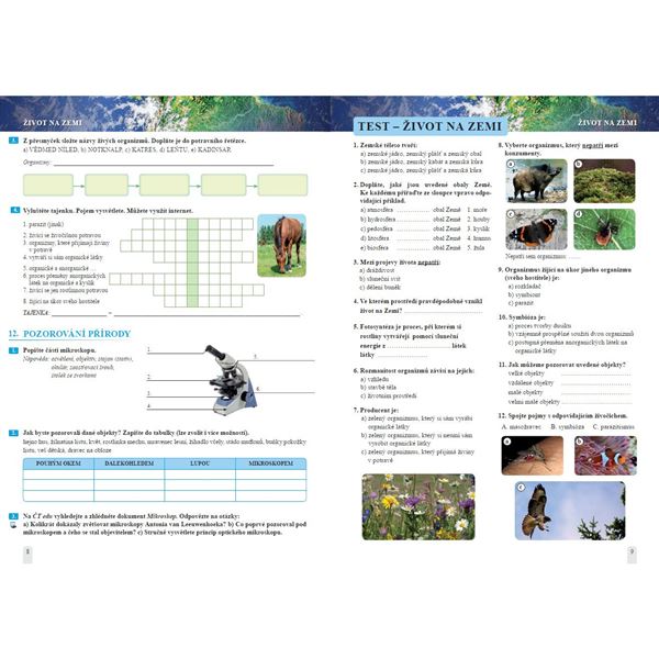 Přírodopis 6 - Úvod do přírodopisu - pracovní sešit, Čtení s porozuměním