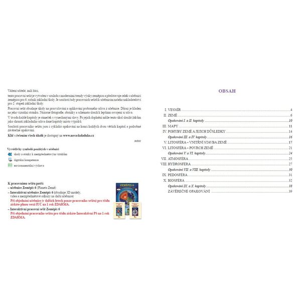 Zeměpis 6 - Planeta Země - pracovní sešit, Čtení s porozuměním