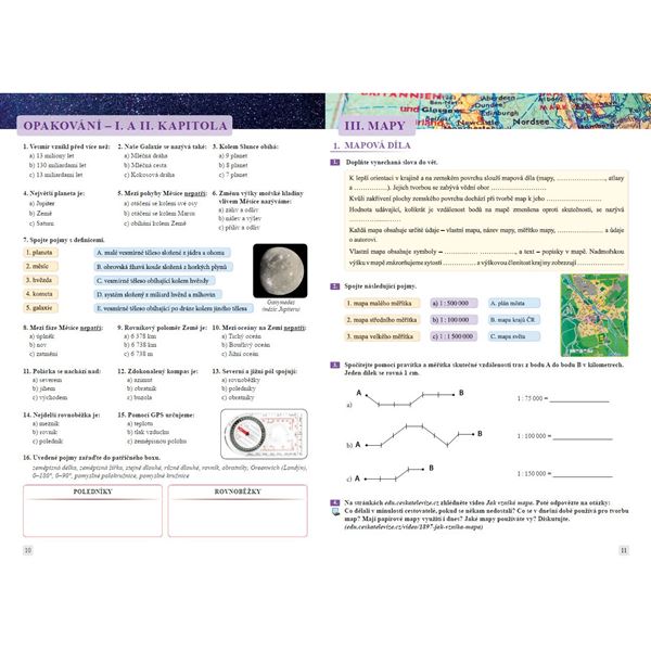 Zeměpis 6 - Planeta Země - pracovní sešit, Čtení s porozuměním