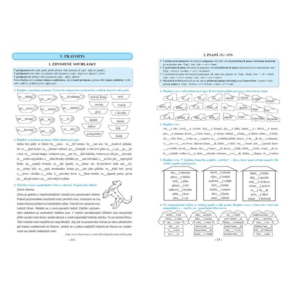 Procvičujeme češtinu v 6. ročníku - pracovní sešit, Čtení s porozuměním