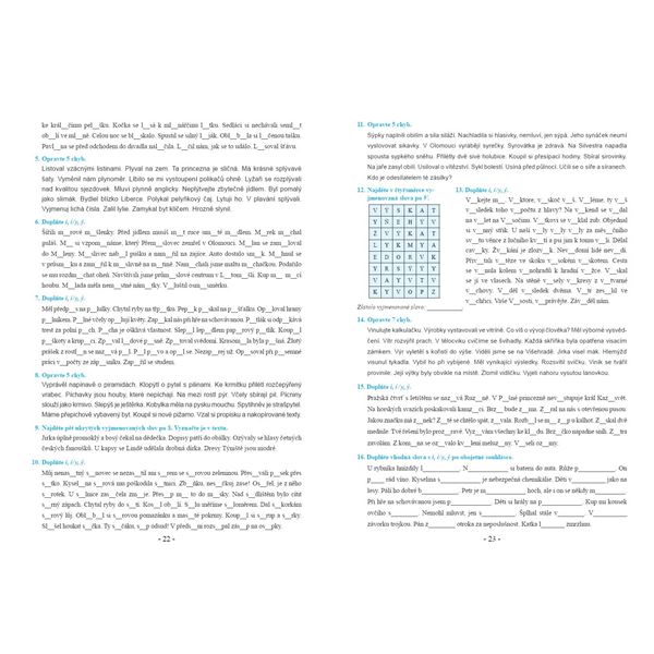 Procvičujeme češtinu v 6. ročníku - pracovní sešit, Čtení s porozuměním