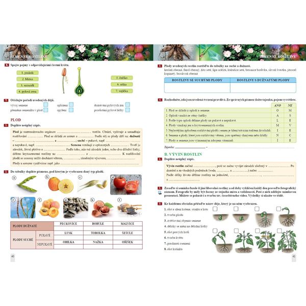 Přírodopis 7 - Zoologie a botanika - pracovní sešit, Čtení s porozuměním