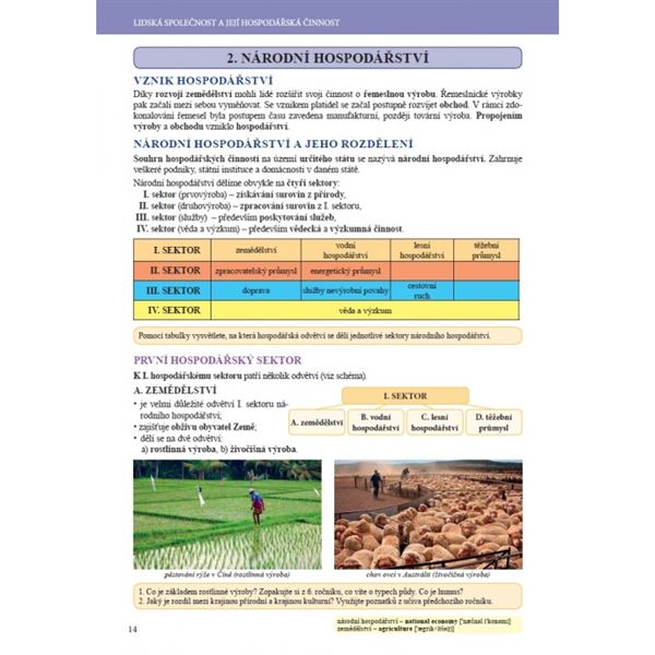 Zeměpis 7 - Asie, Afrika, Amerika, Austrálie a Oceánie, Antarktida, Čtení s porozuměním - učebnice