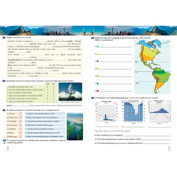 Zeměpis 7 - pracovní sešit, Čtení s porozuměním