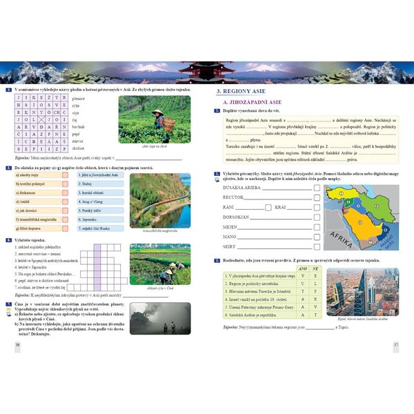 Zeměpis 7 - pracovní sešit, Čtení s porozuměním