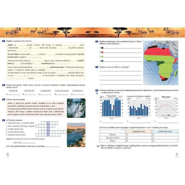 Zeměpis 7 - pracovní sešit, Čtení s porozuměním